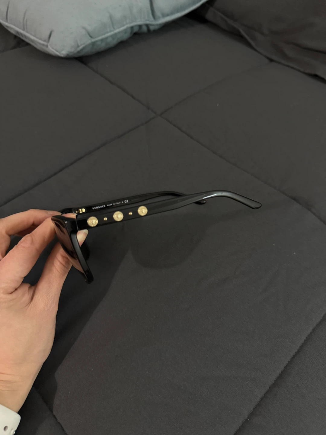 Versace Black Cat-Eye Sunglasses - photo 4