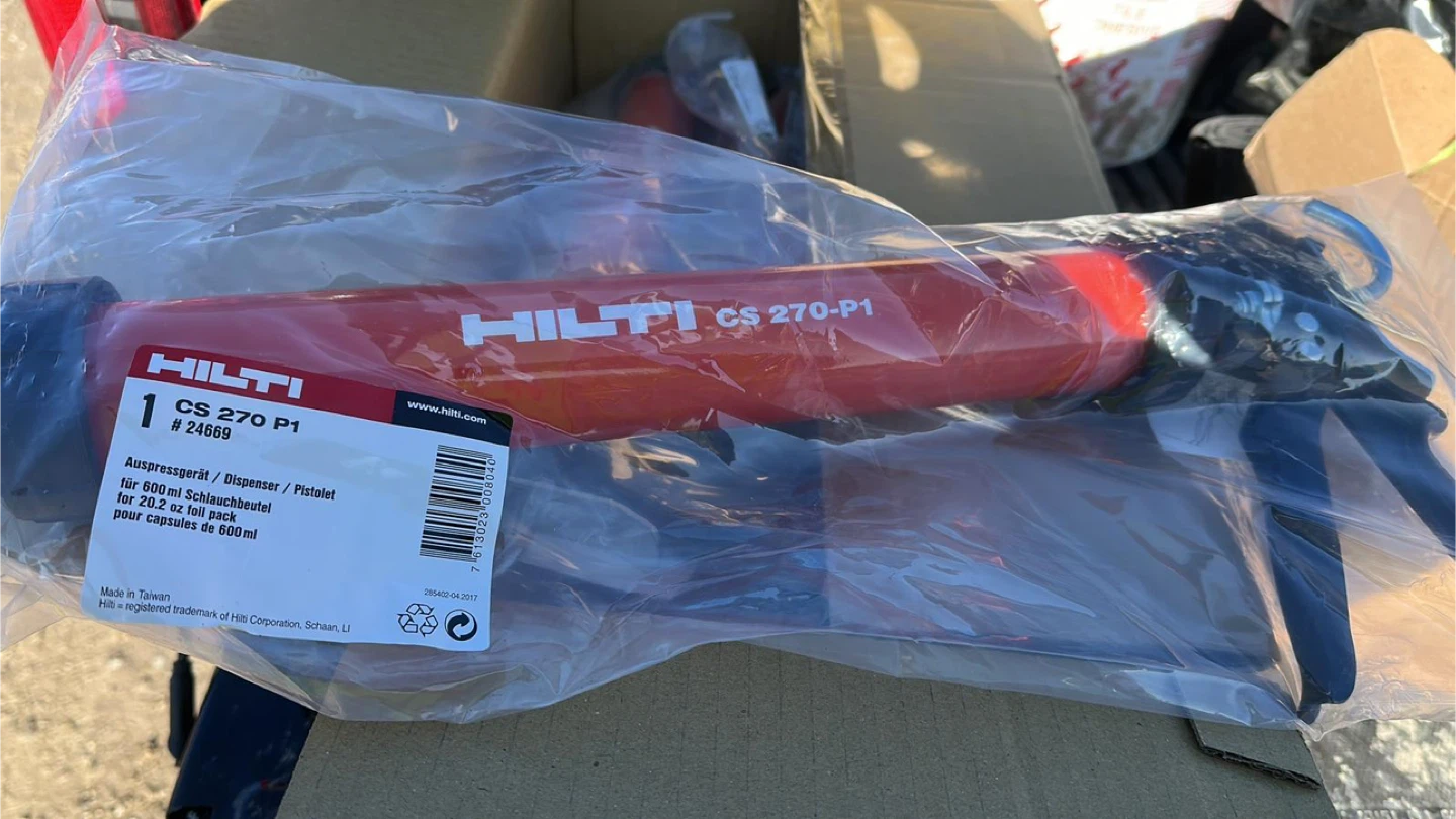 Hilti CS 270-P1 Foil Pack Manual