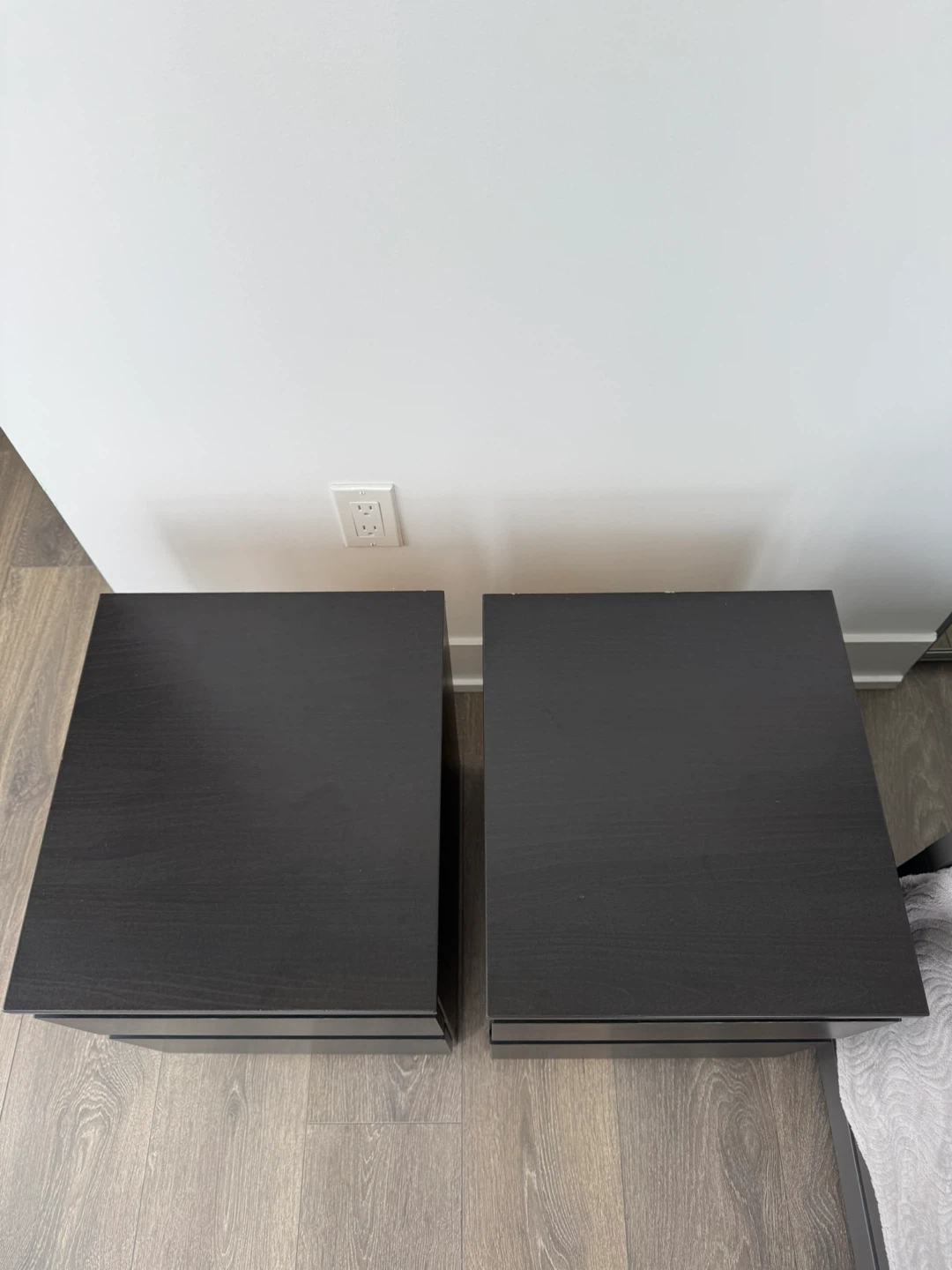 IKEA MALM Nightstand - Black-Brown (Set of 2) - photo 2