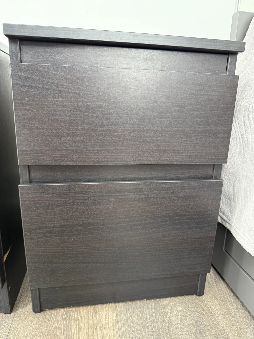 IKEA MALM Nightstand - Black-Brown (Set of 2) - photo 5