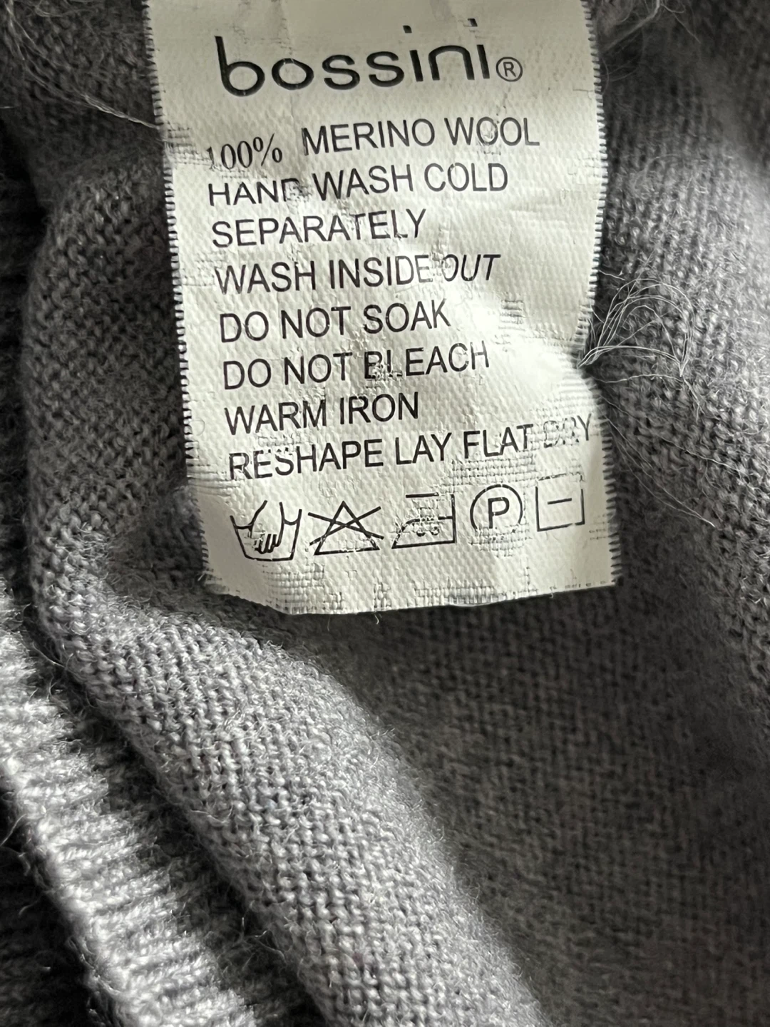 100% Merino Wool Grey Turtleneck Sweater | Women - photo 3
