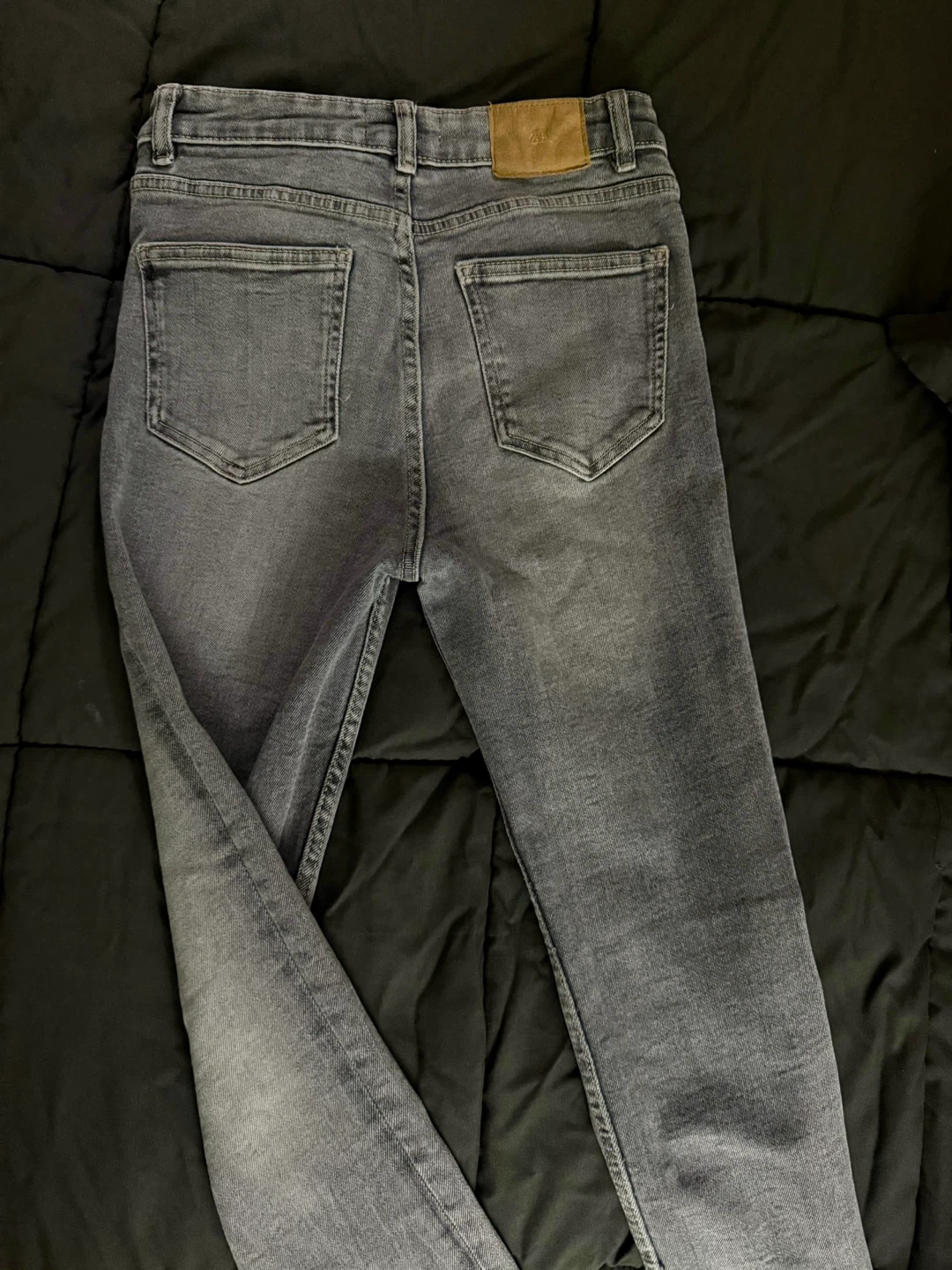 ZARA Grey Denim Jeans - photo 3