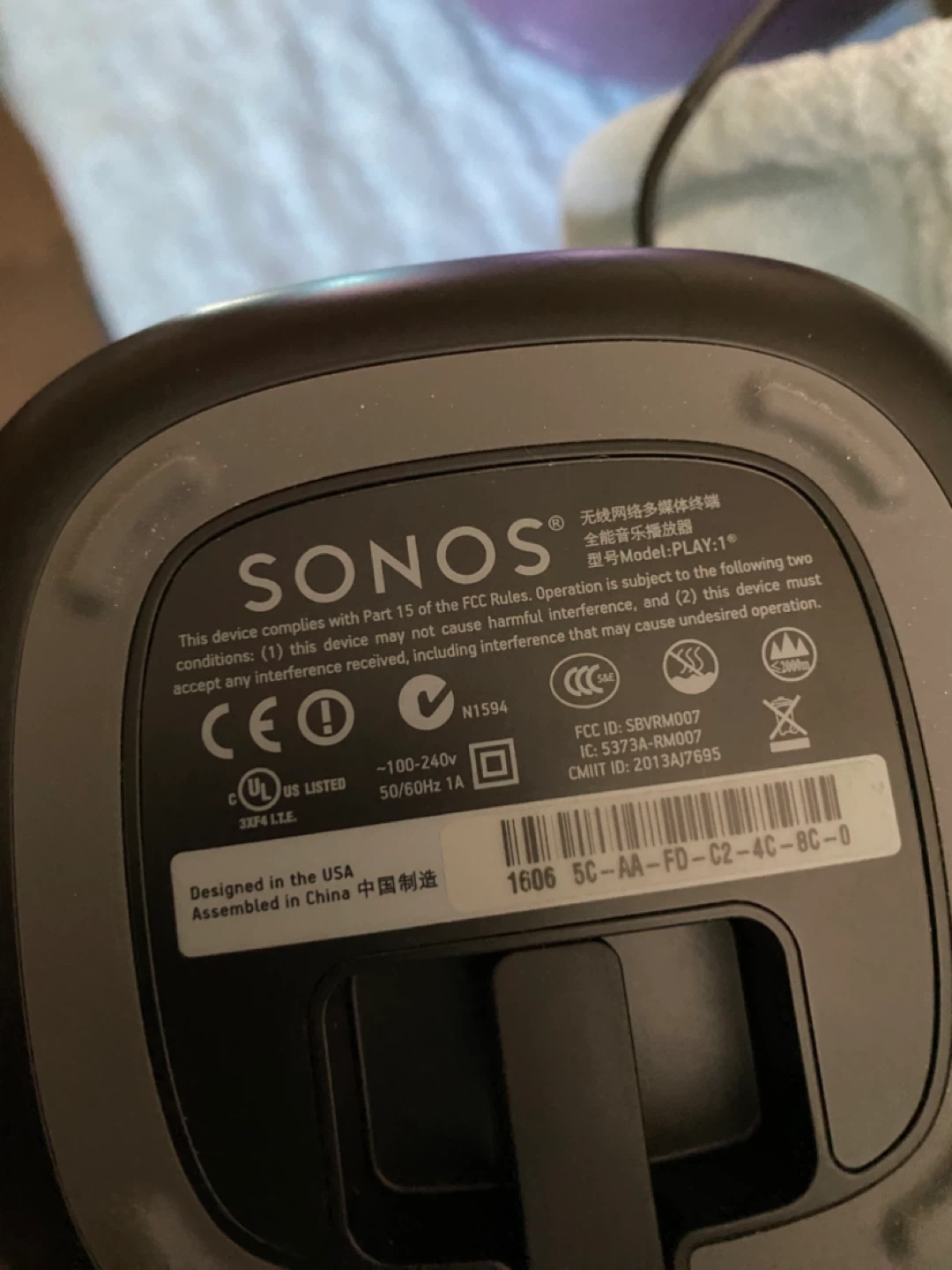 Sonos PLAY:1 Smart Speaker - photo 5
