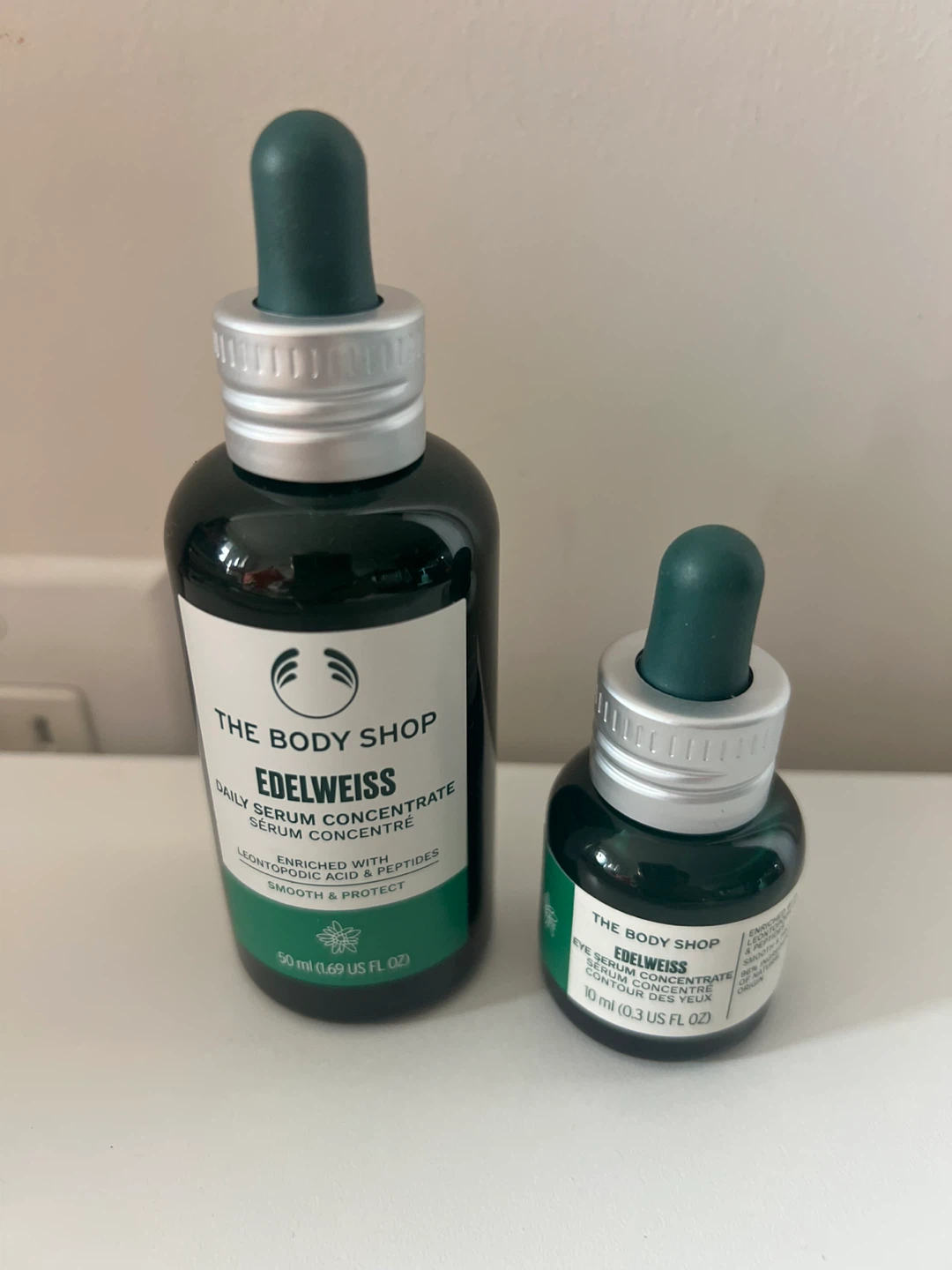 The Body Shop Edelweiss Daily Serum Concentrate & Eye Serum Set