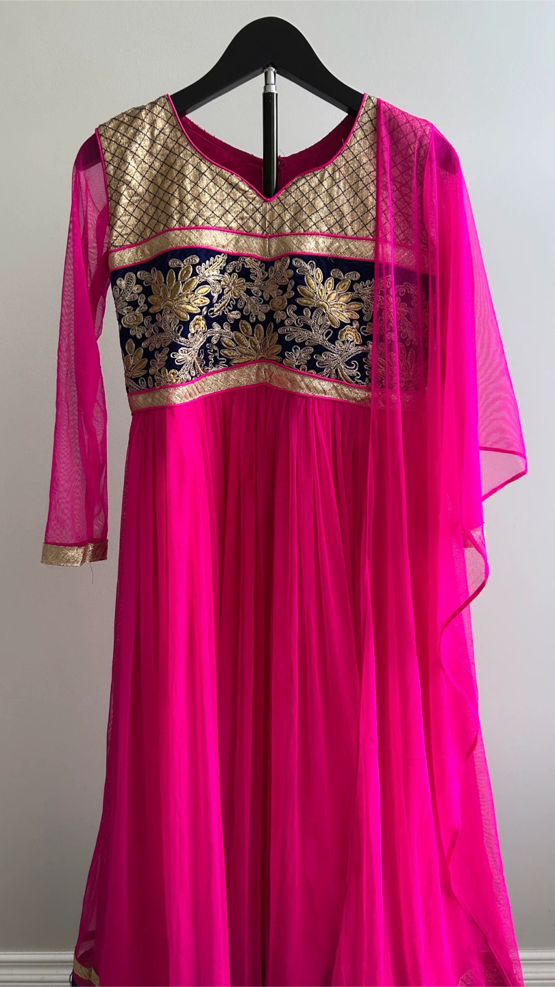 EID SALE! Deepali Fashions Pink Anarkali Dress