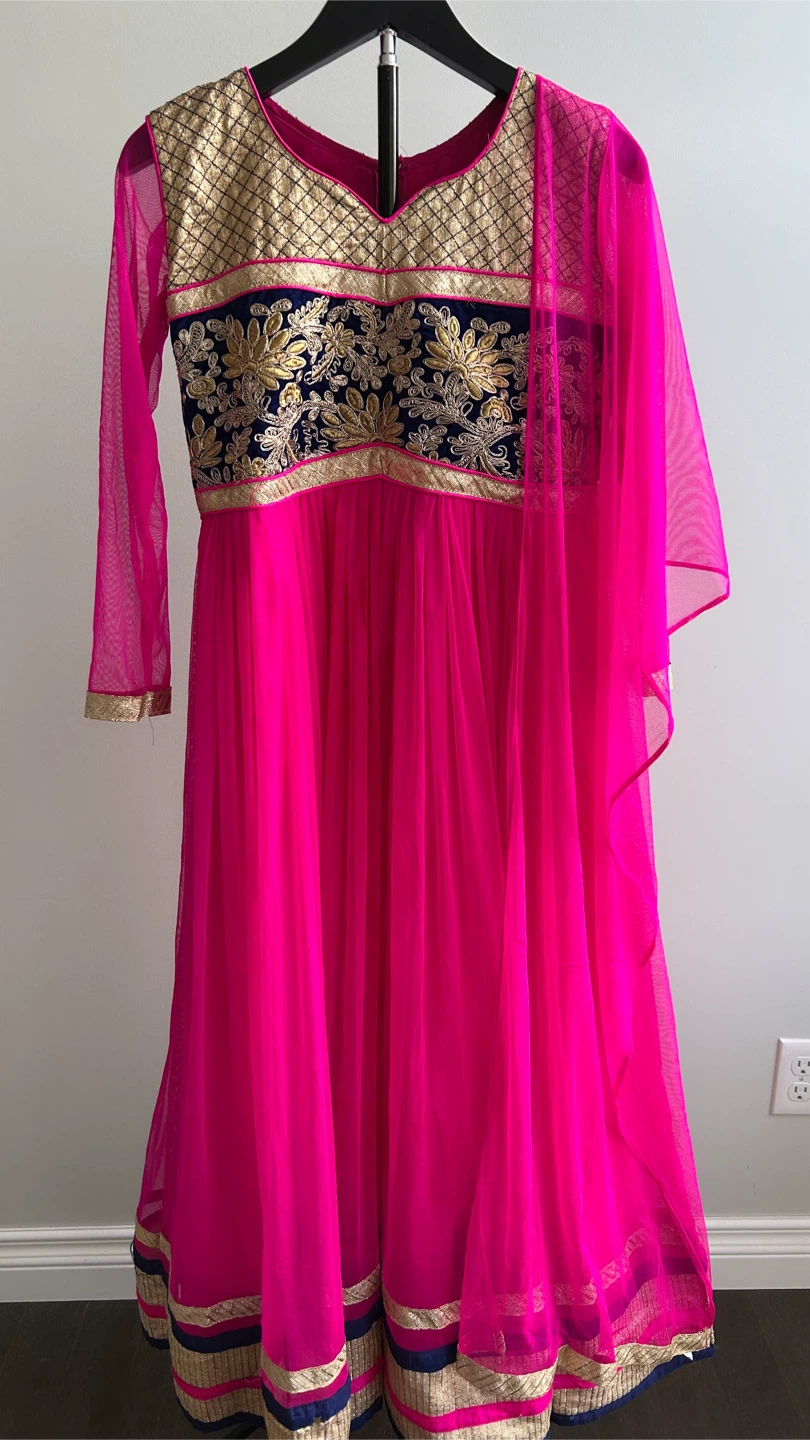 EID SALE! Deepali Fashions Pink Anarkali Dress - photo 4