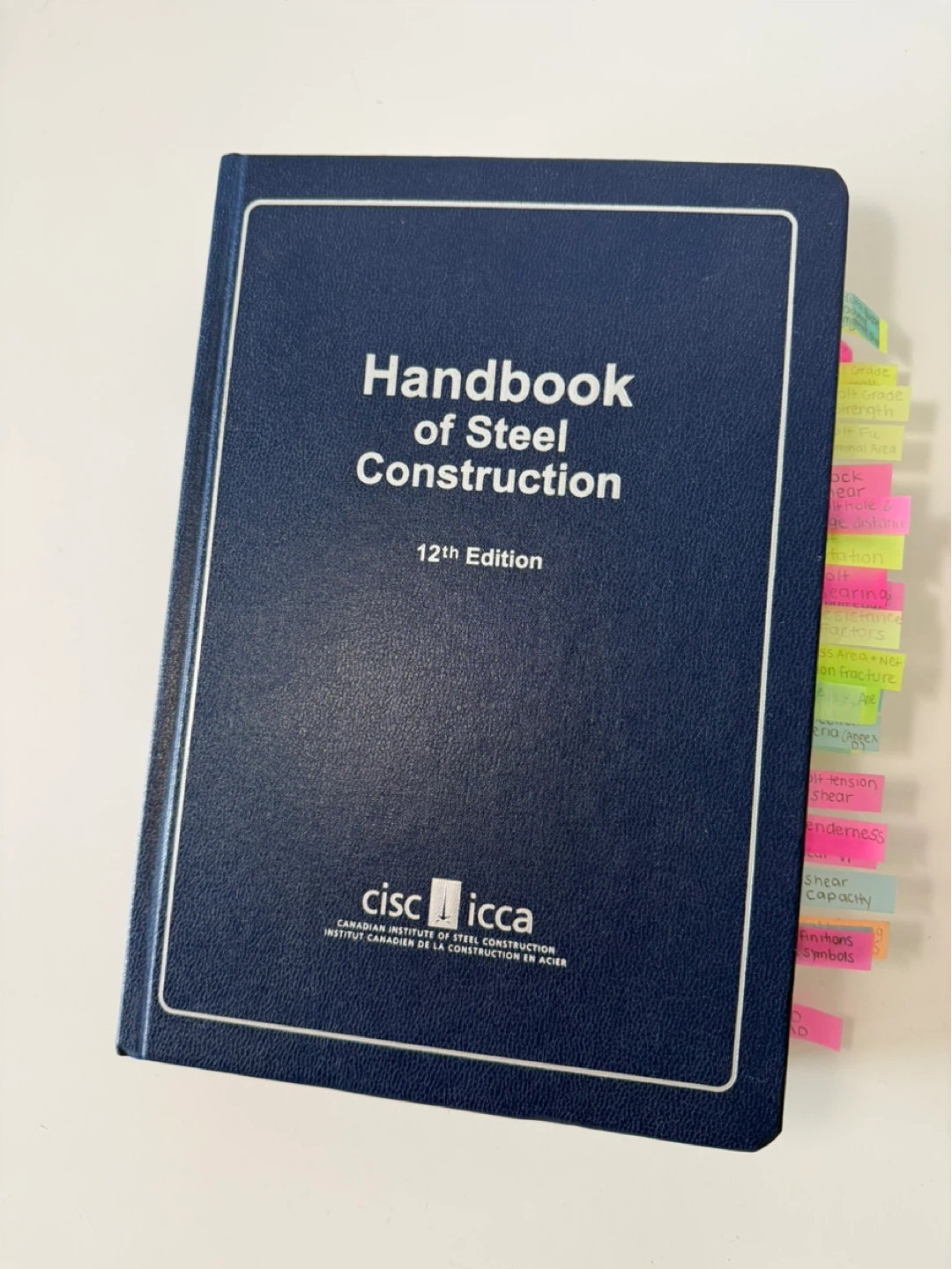“Blue Book” Handbook of Steel Construction, 12th Edition