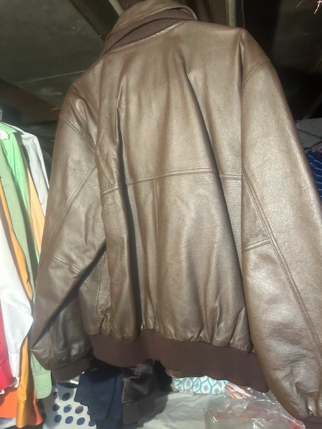 Burk's Bay Majestic Star Leather Bomber Jacket - photo 2