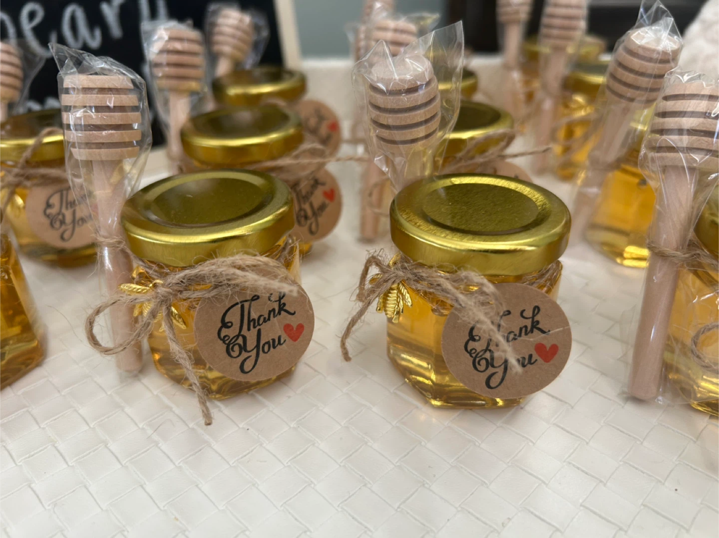 Mini Honey Jars with Dippers (Set of 17) - photo 2