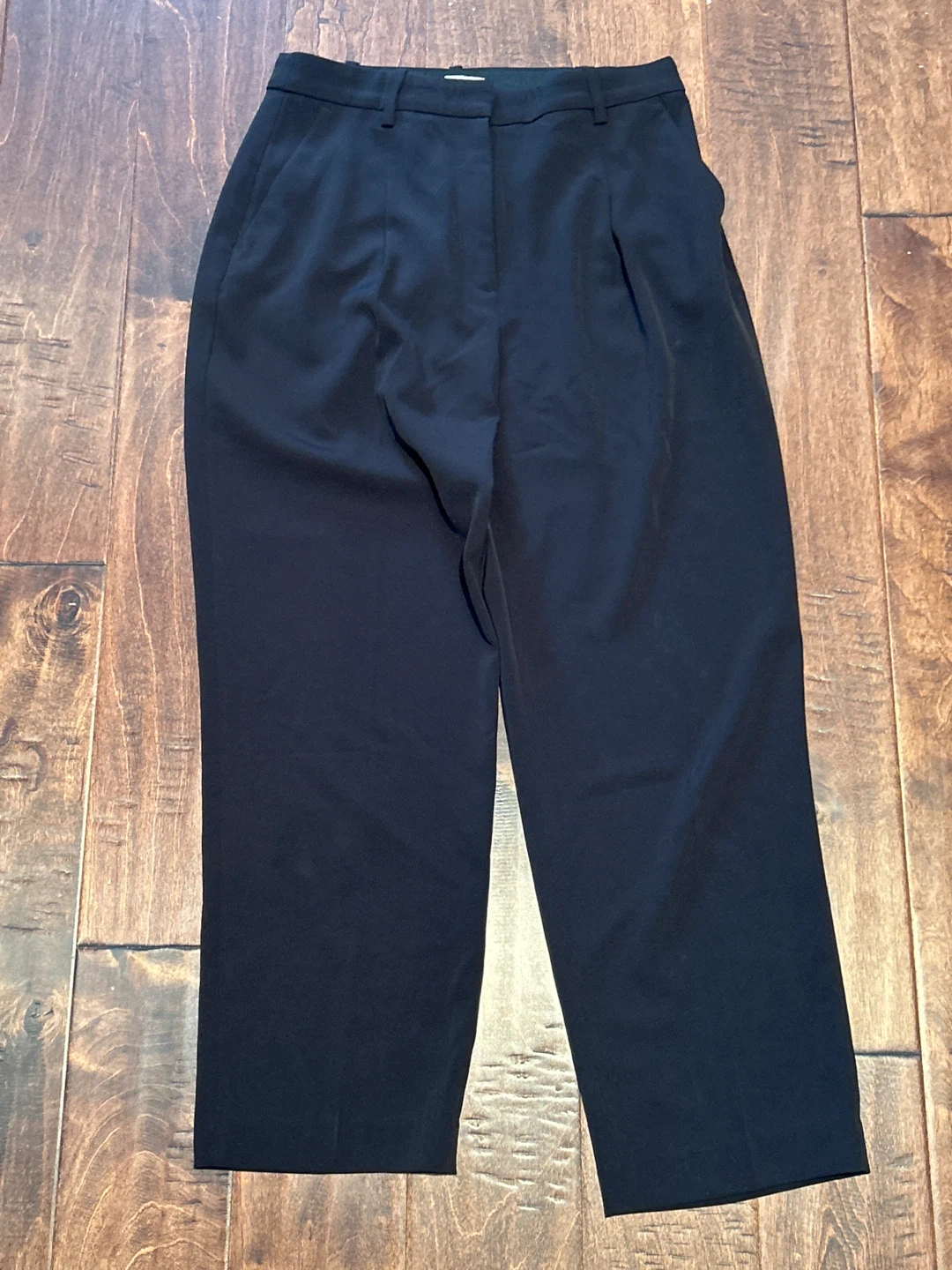 H&M Black Pleated Pants