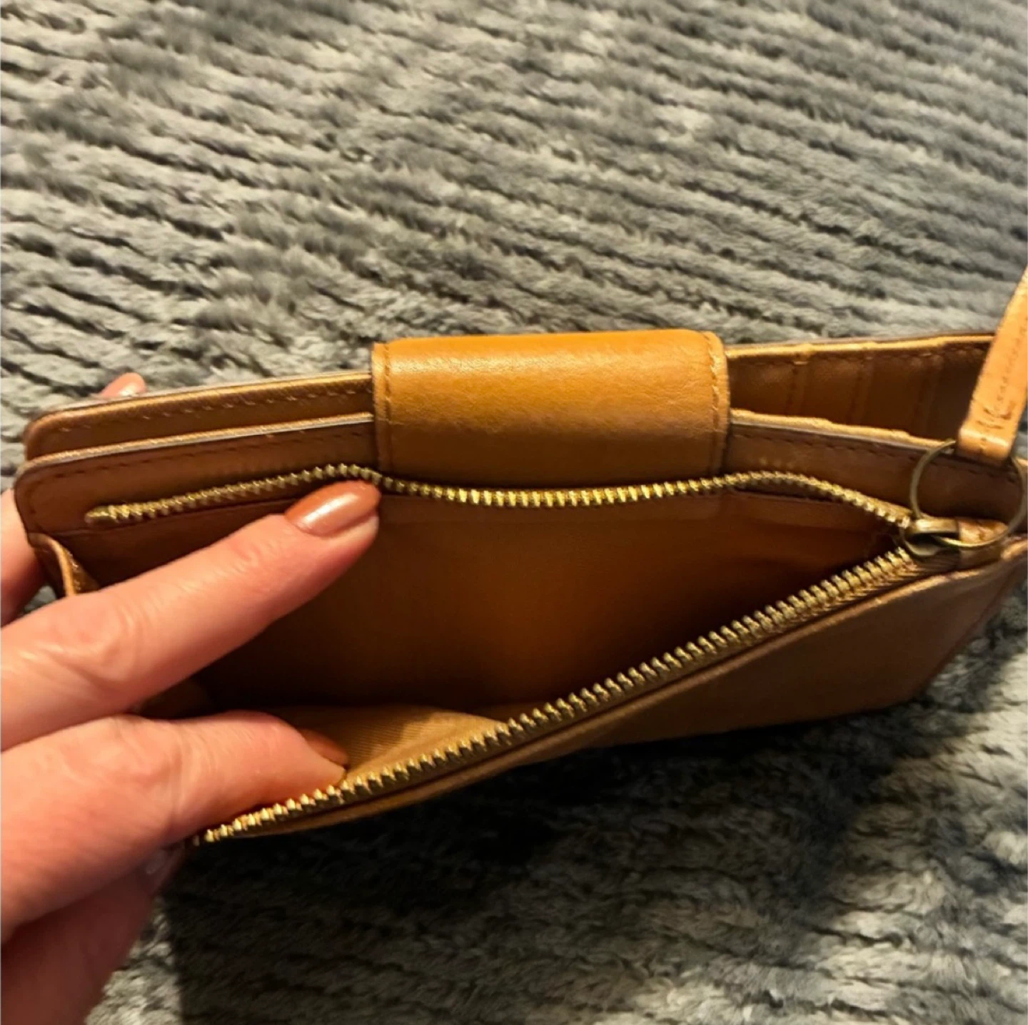 Fossil Brown Leather Studded Wallet - photo 2