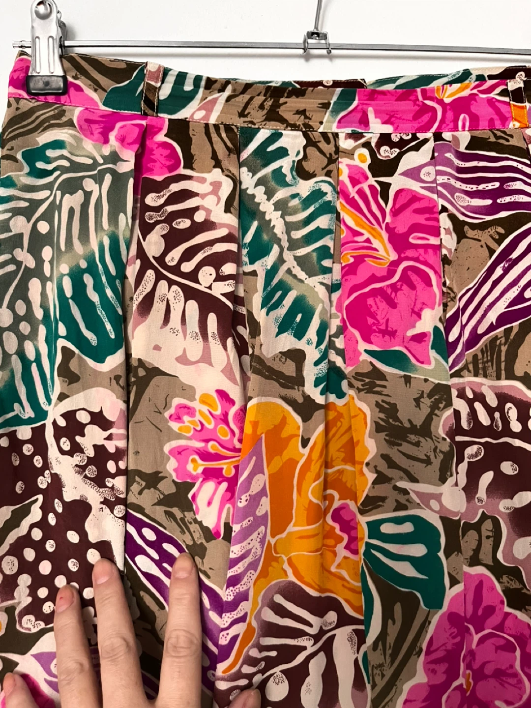 Christian Dior Separates Floral Print Silk Skirt Size 8 - photo 3