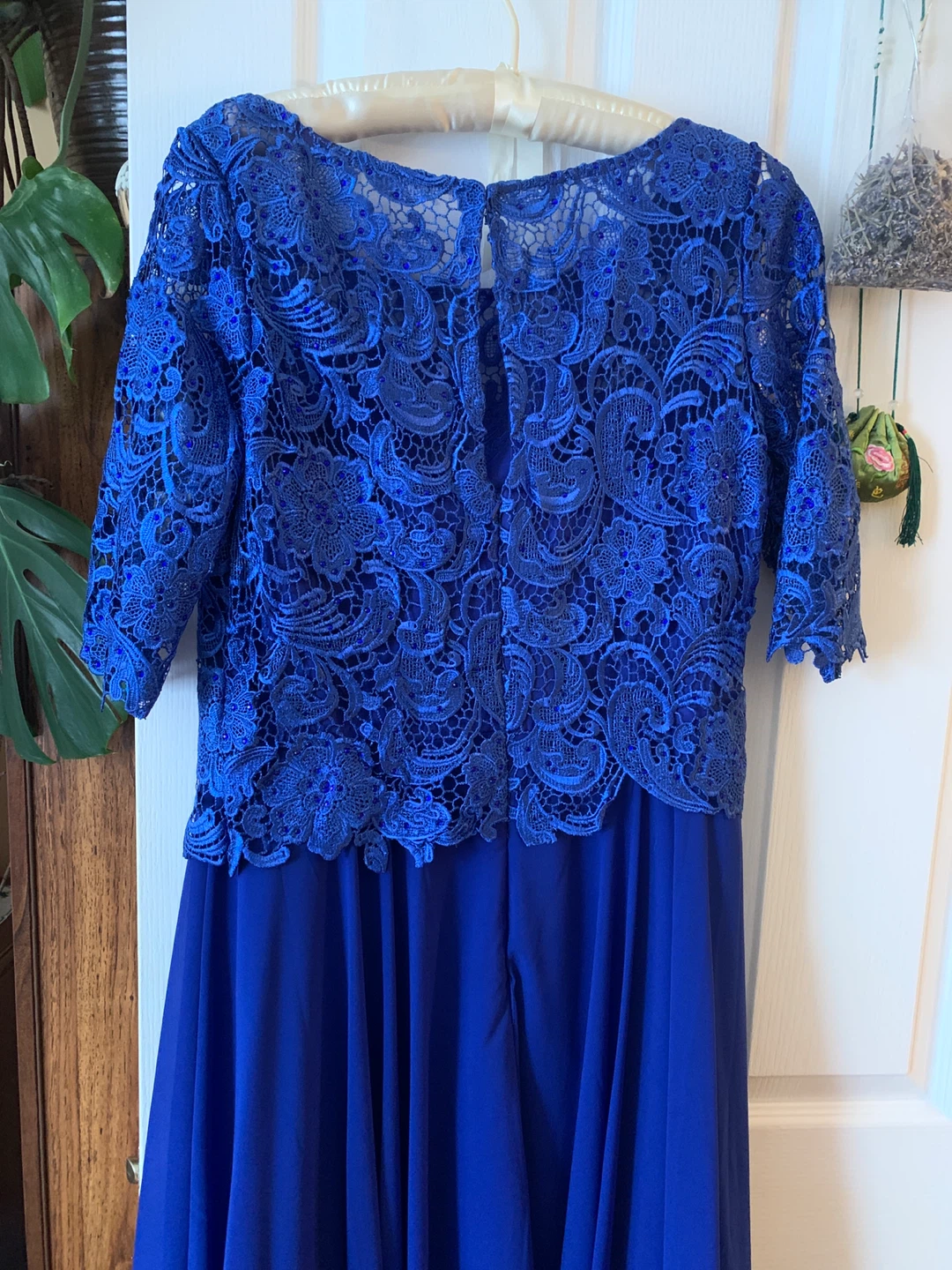 Nina Couture Blue Lace Dress - photo 4