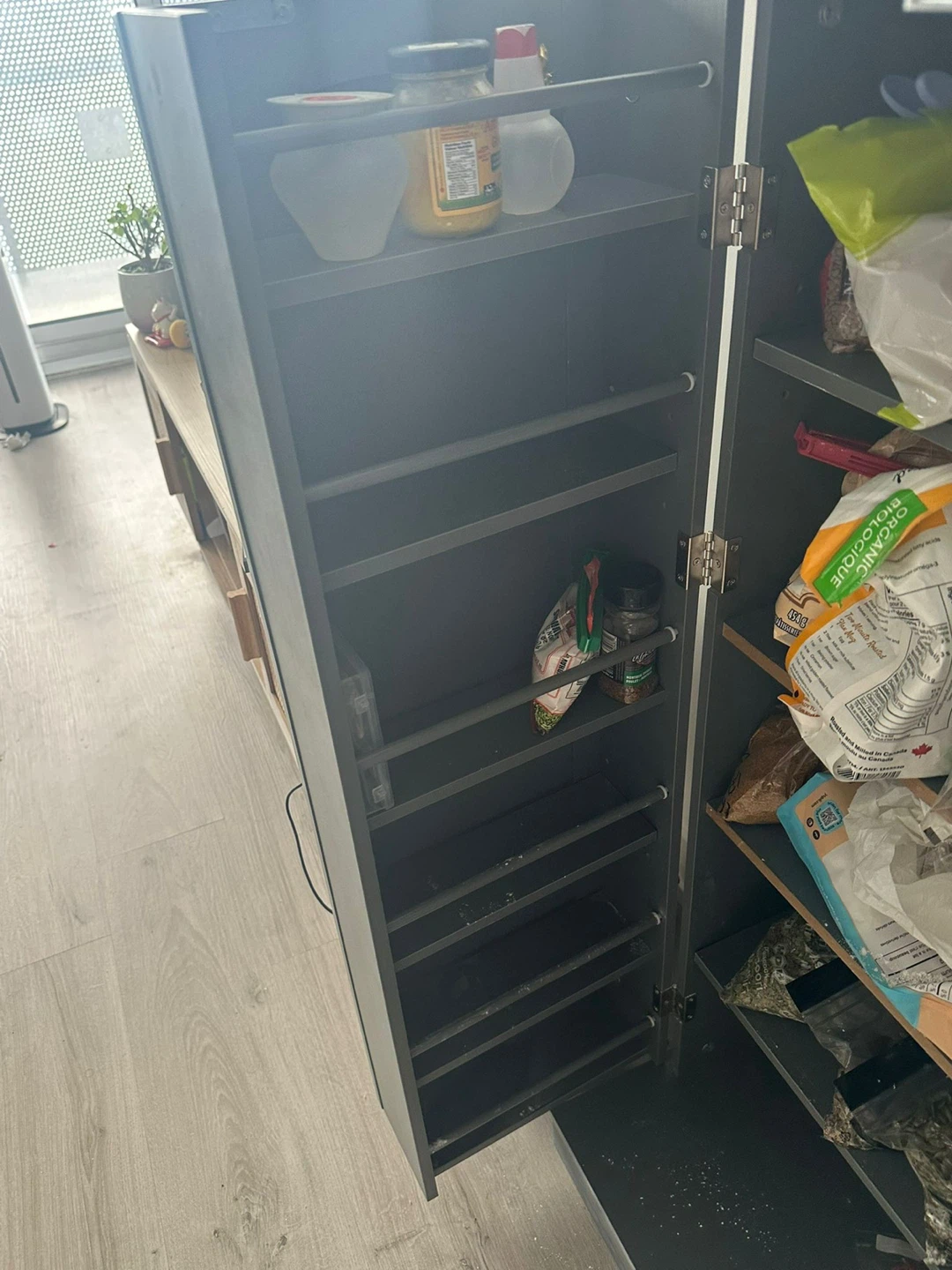 Grey Two-Door pantry unit - photo 3