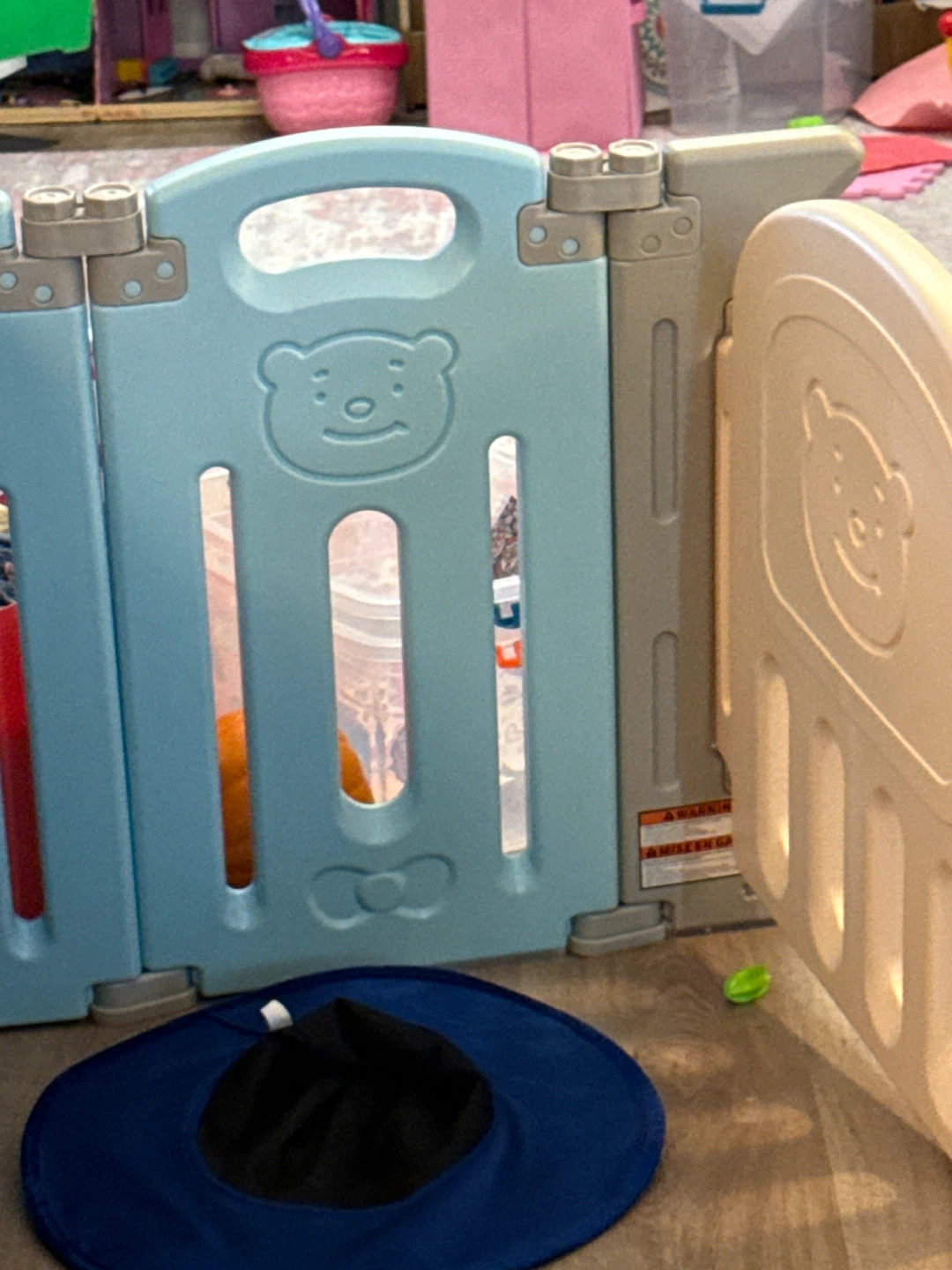 Baby Playpen Panels with Bear Design