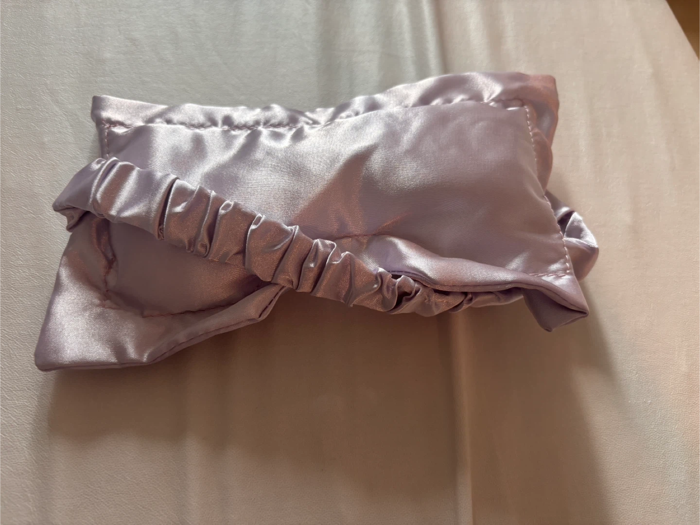Kate Spade Lavender Satin Eye Mask with Pouch - photo 2