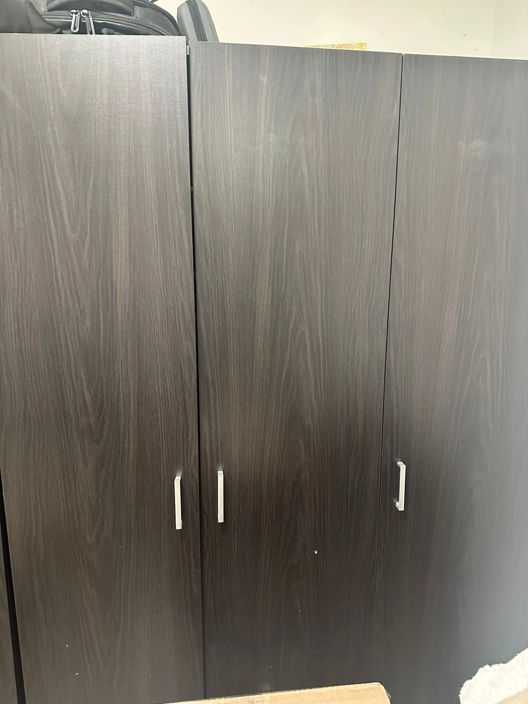 Dark Wood 3-Door Wardrobe canadian tyre