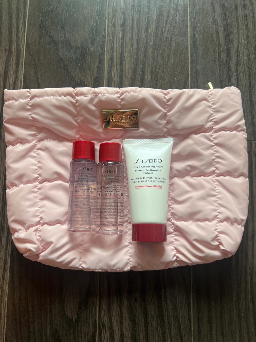 Shiseido Skincare Set with Travel Bag