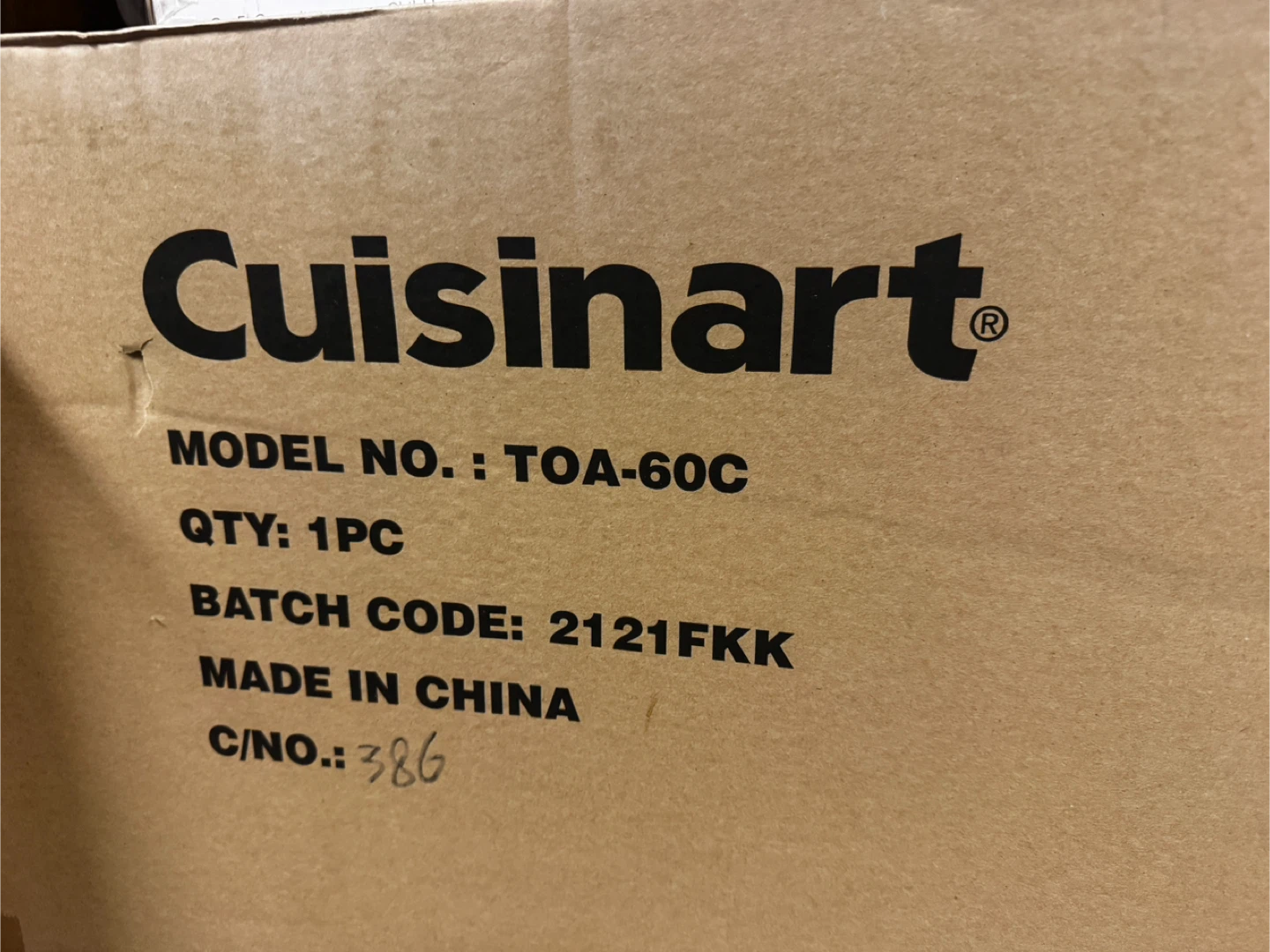 Cuisinart Toaster Oven Air fryer - photo 2