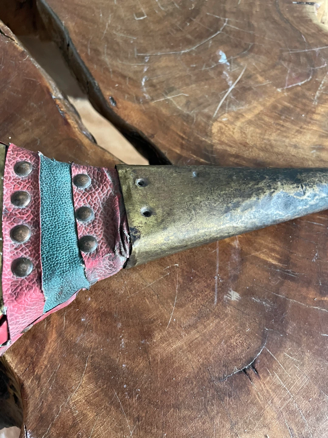Antique Bellows Fireplace Air Blower - photo 5