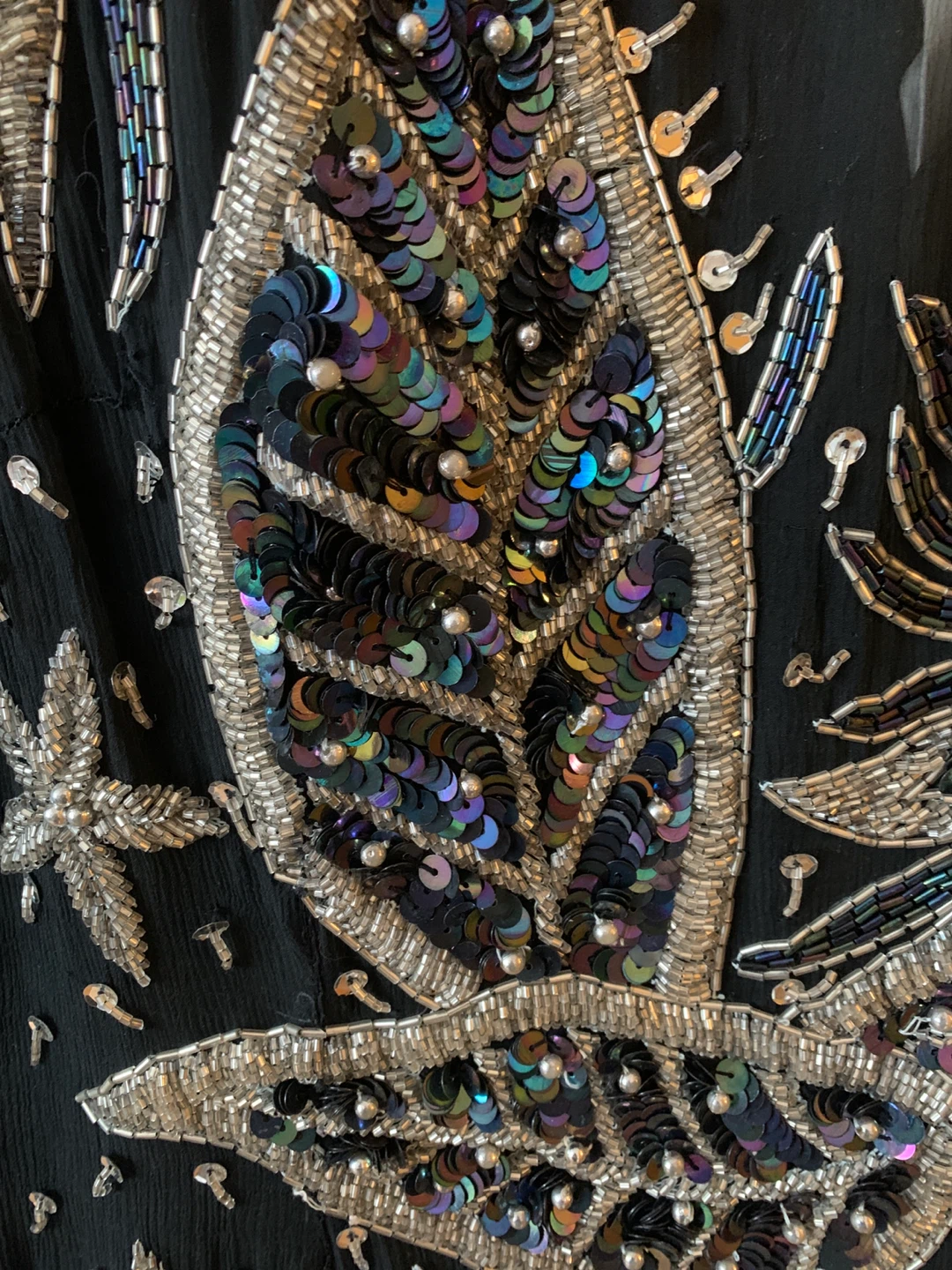 Embellished Black Beaded Dress - photo 2