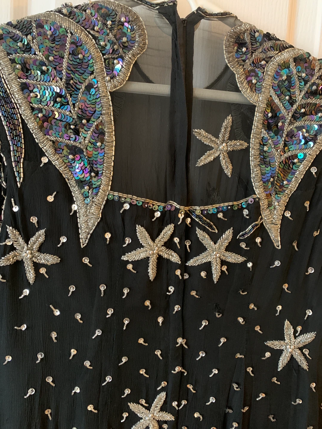 Embellished Black Beaded Dress - photo 5