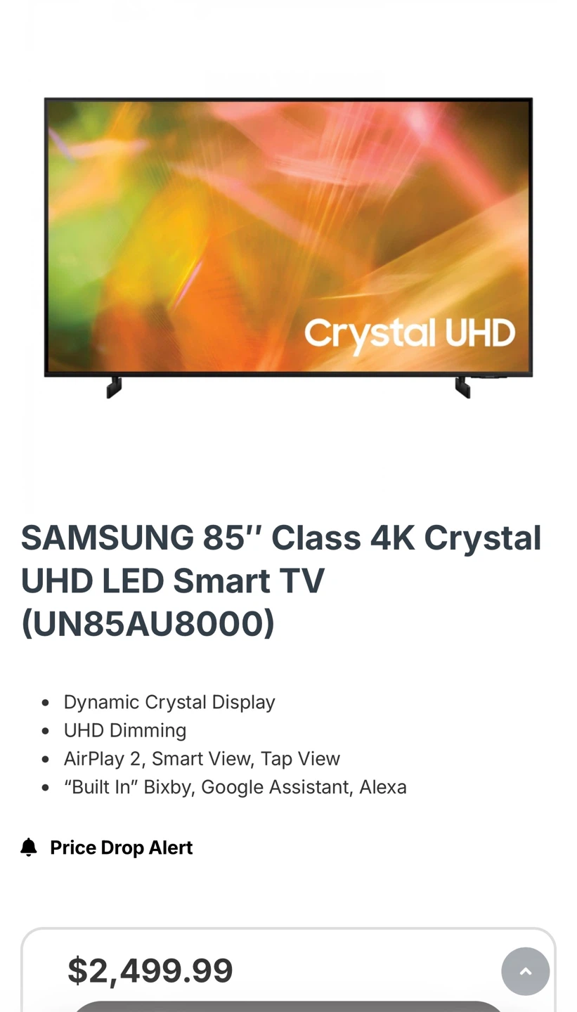 With warranty Samsung 85" 4K Smart UHD TV Moving Sale - photo 5