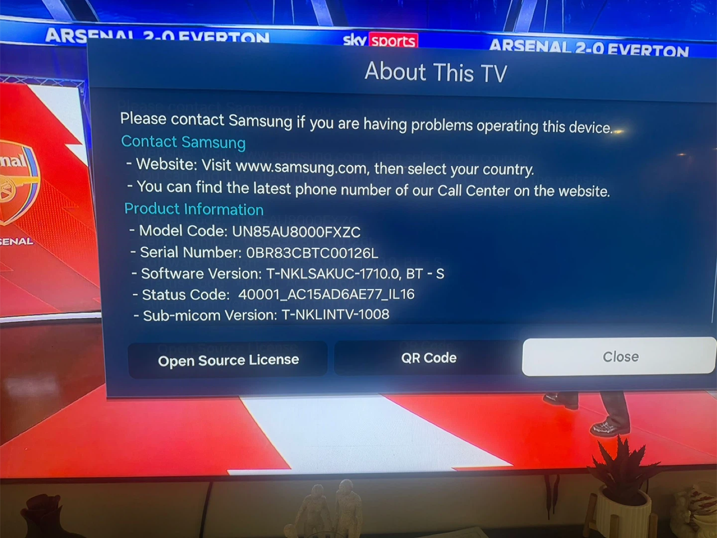 With warranty Samsung 85" 4K Smart UHD TV Moving Sale - photo 4