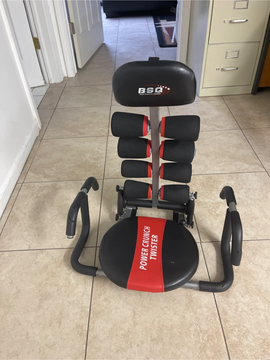BSQ Power Crunch Twister Abdominal Exercise Machine - photo 2