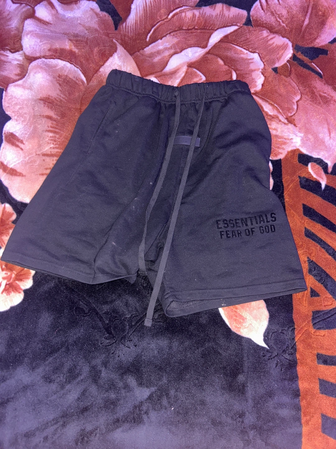 Fear of God Essentials Black Shorts