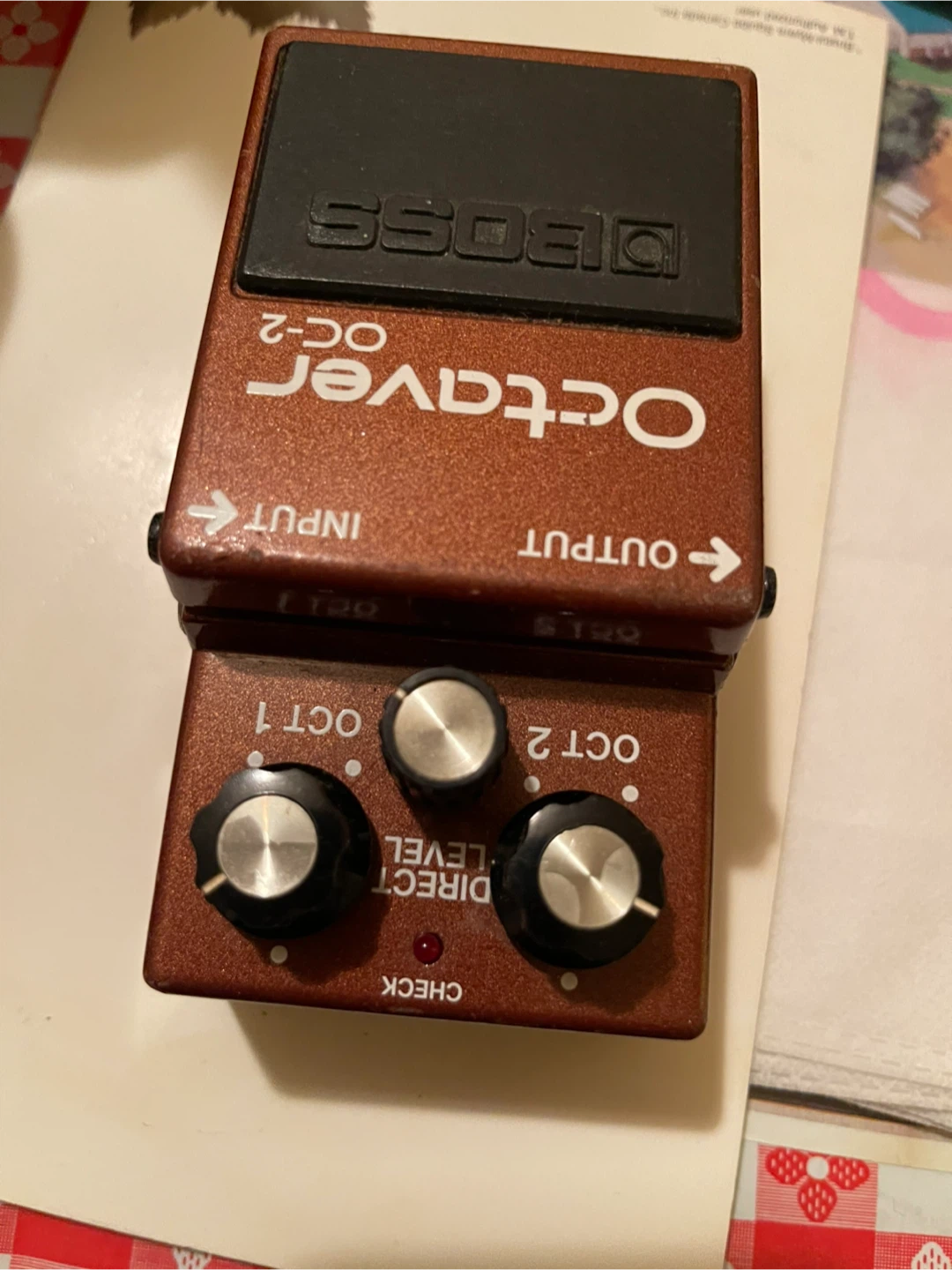 BOSS Octaver OC-2 Guitar Effects Pedal - photo 4