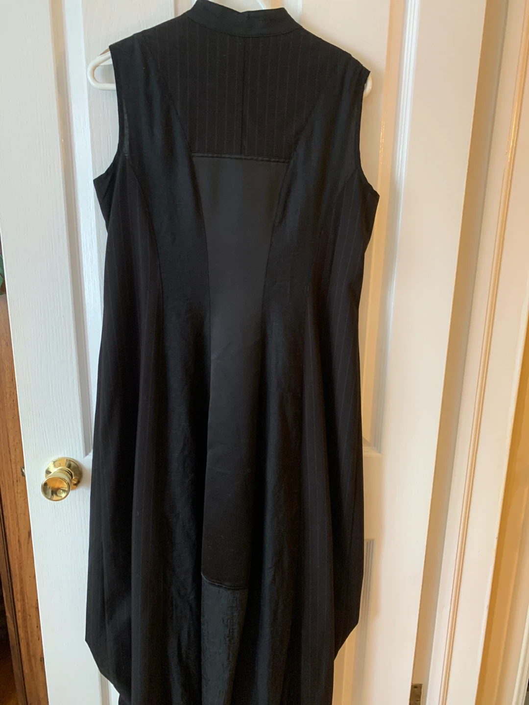 Annie Thompson Black Pinstripe Vest Dress XL/TG - photo 5