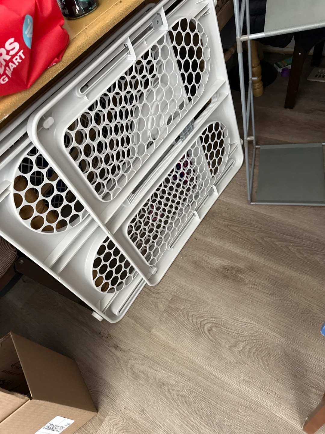 White Plastic Baby Gate