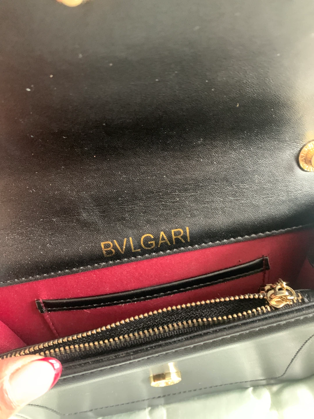 Bvlgari Black Leather Serpenti Shoulder Bag - photo 3