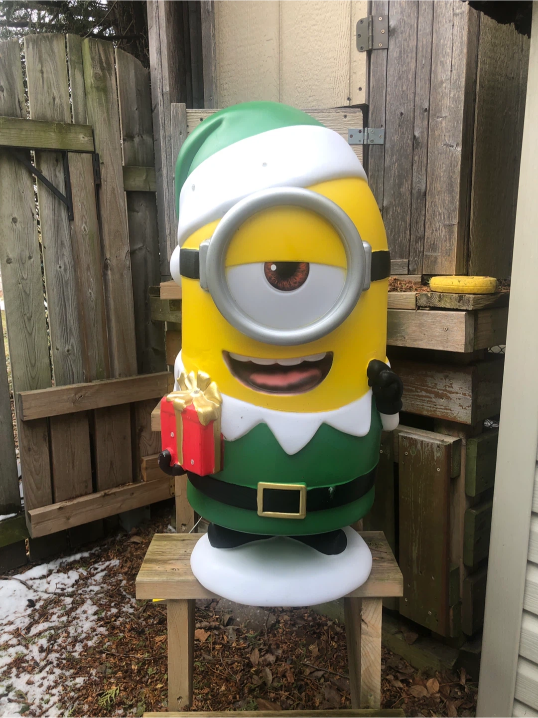 Minion Christmas Character Display
