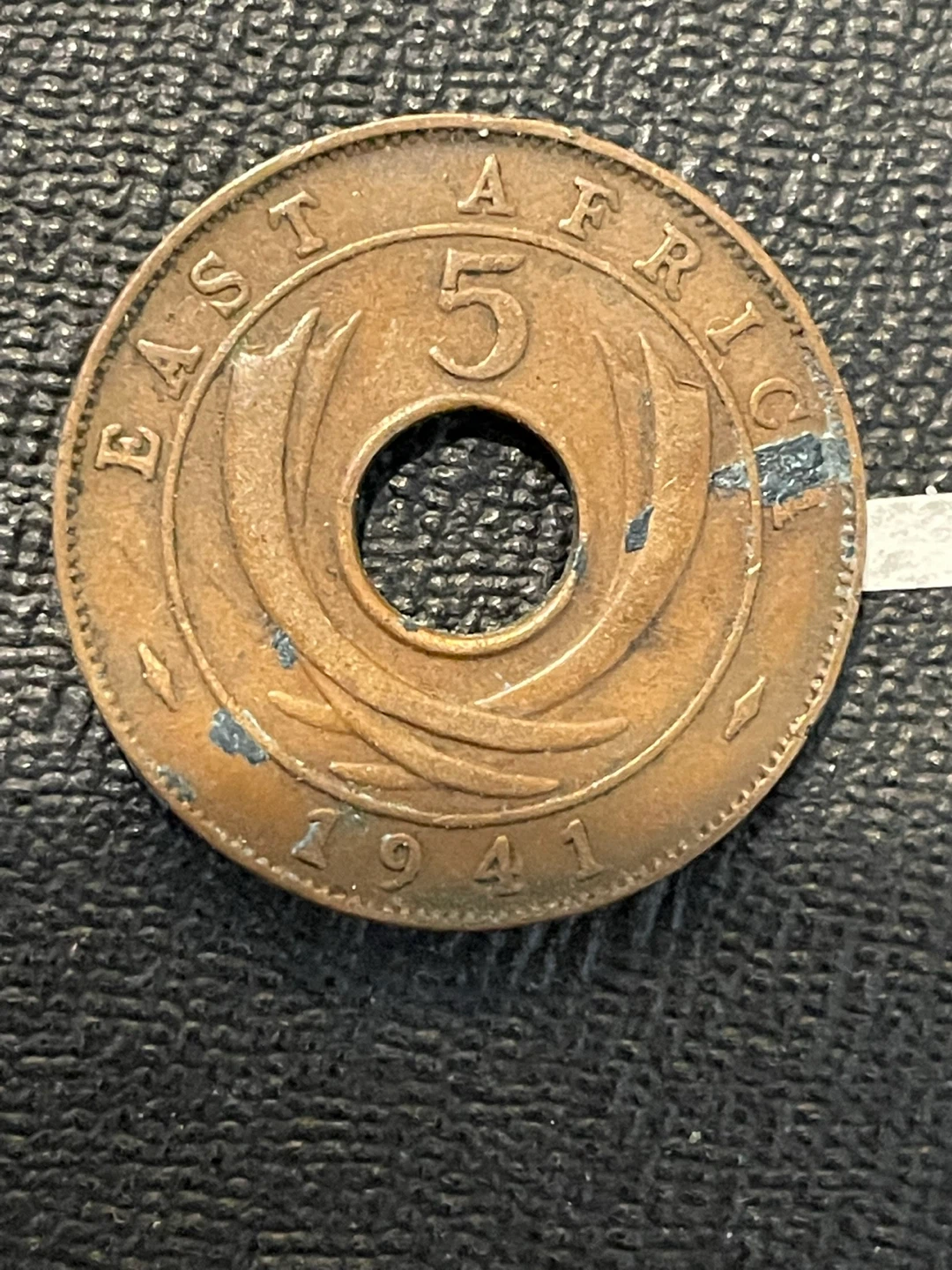 East Africa 1941 One Penny, Half Penny, and 10 Cents Coins
