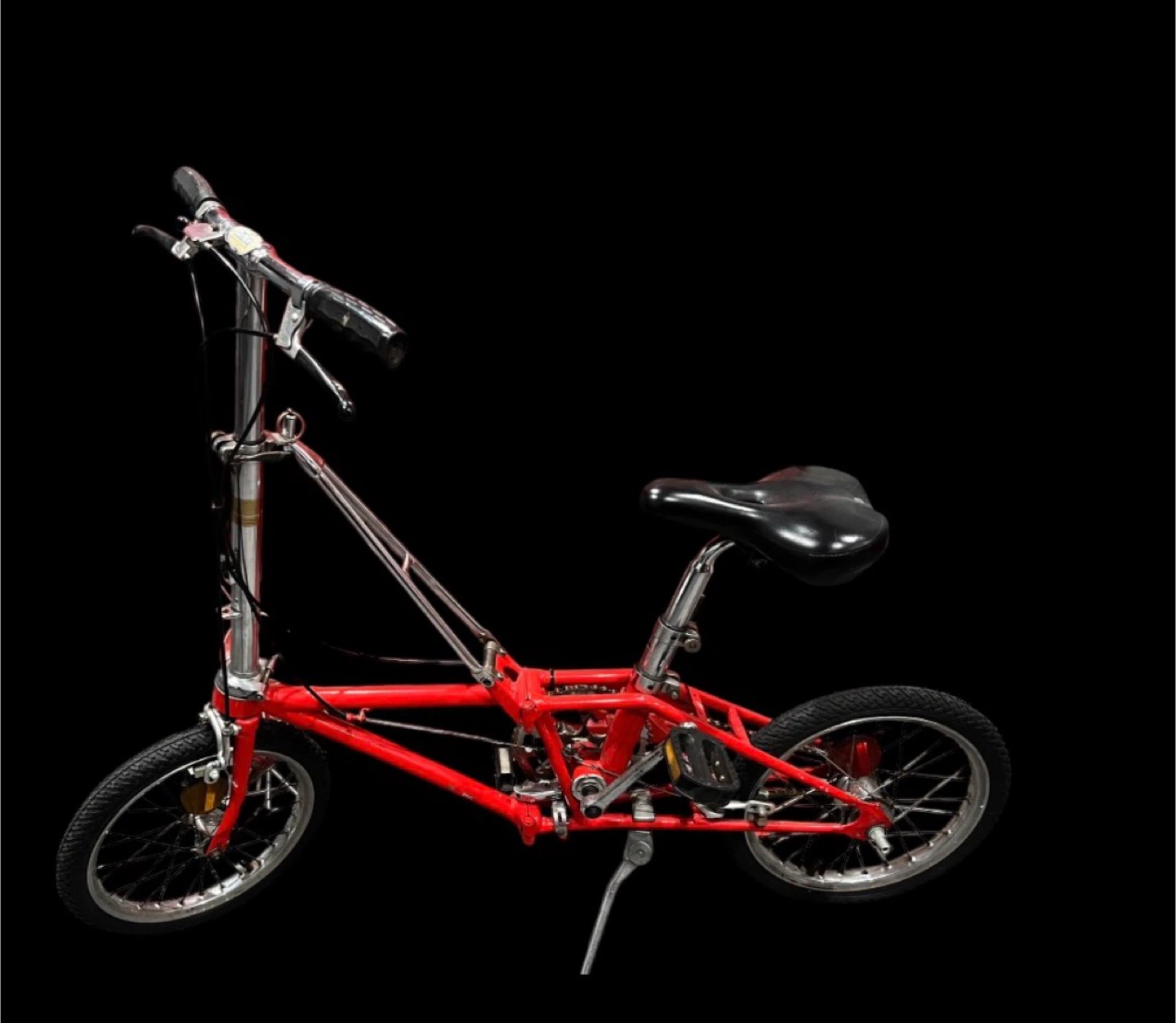 Vintage Dahon Red Folding Bicycle and Junior Tricycle - photo 3