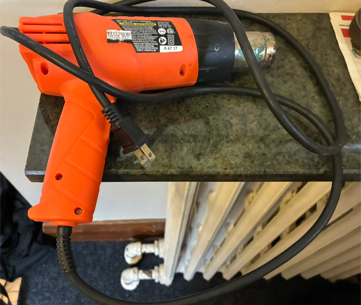 Heat gun tool working renovation  furniture refinishing glue - photo 5