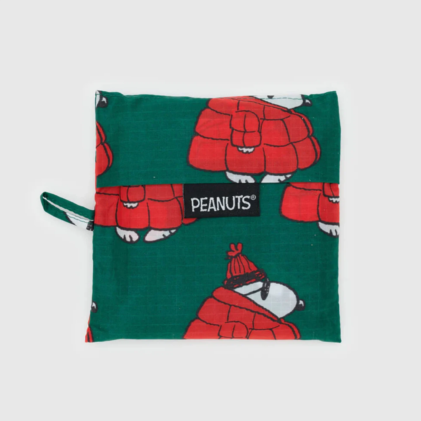 [Unopened] BAGGU Reusable Bag with Snoopy, Red Puffer - photo 2