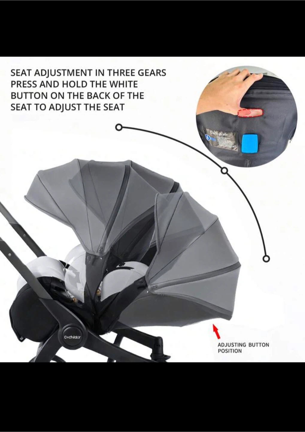 Baby Stroller includes the rain cover - photo 5