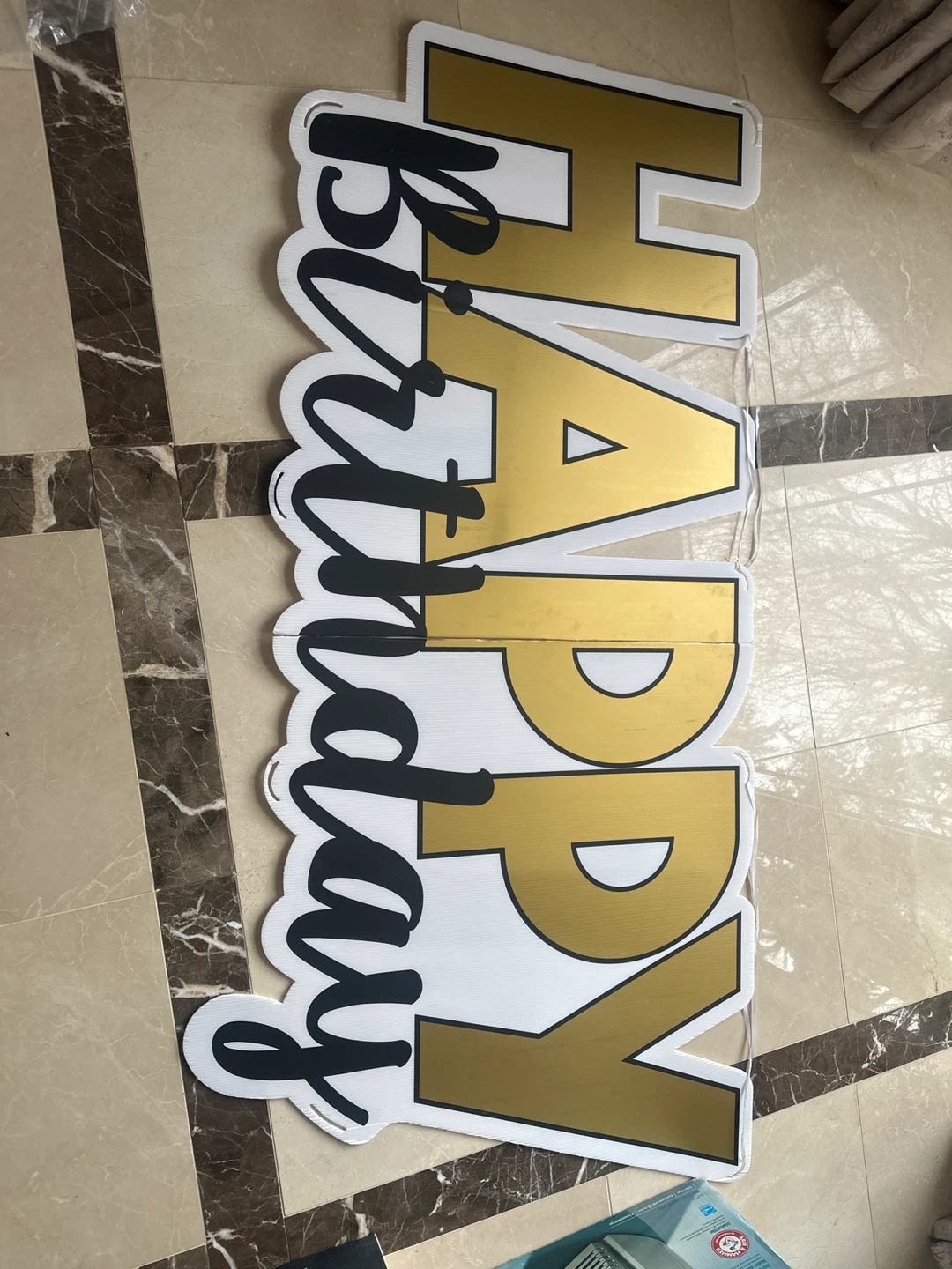 Happy Birthday Sign