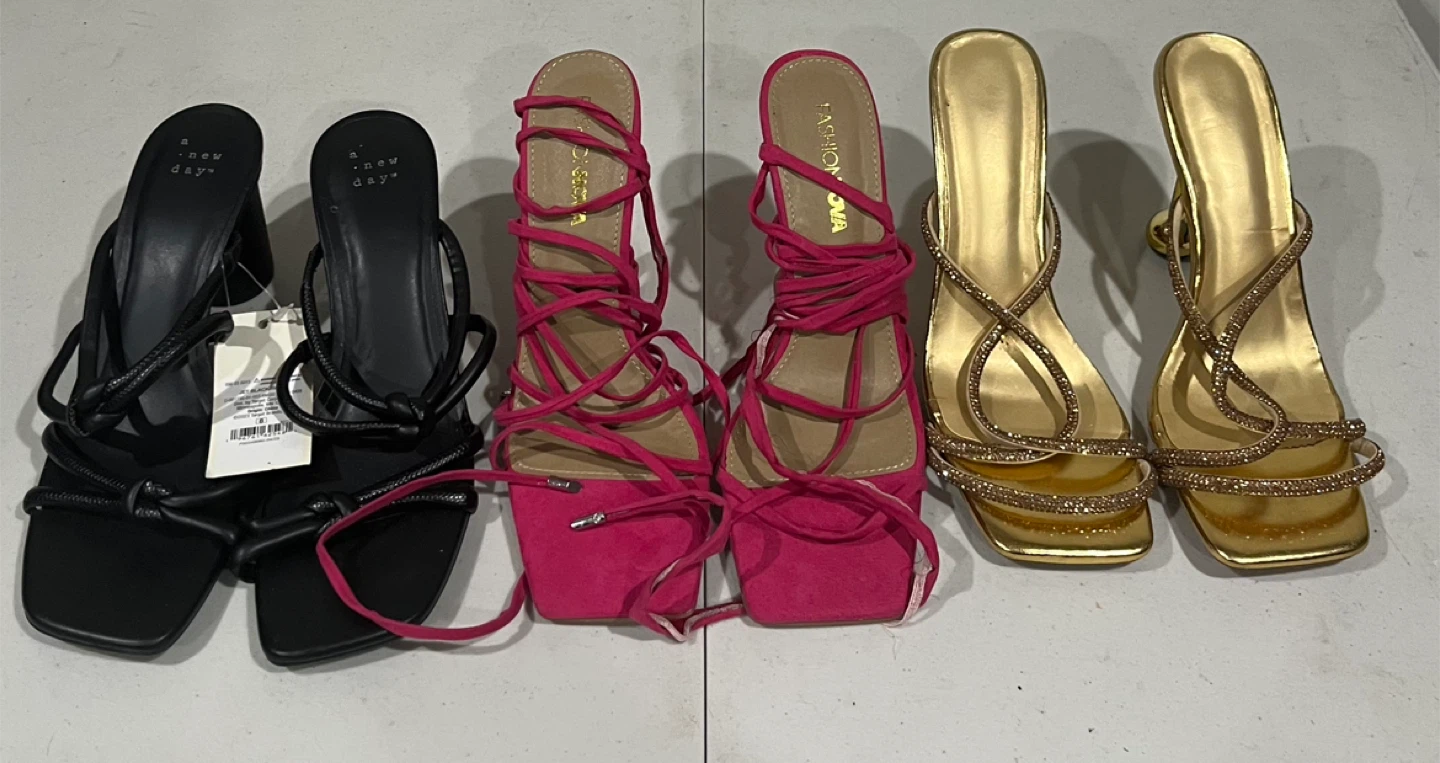 3 women’s shoes