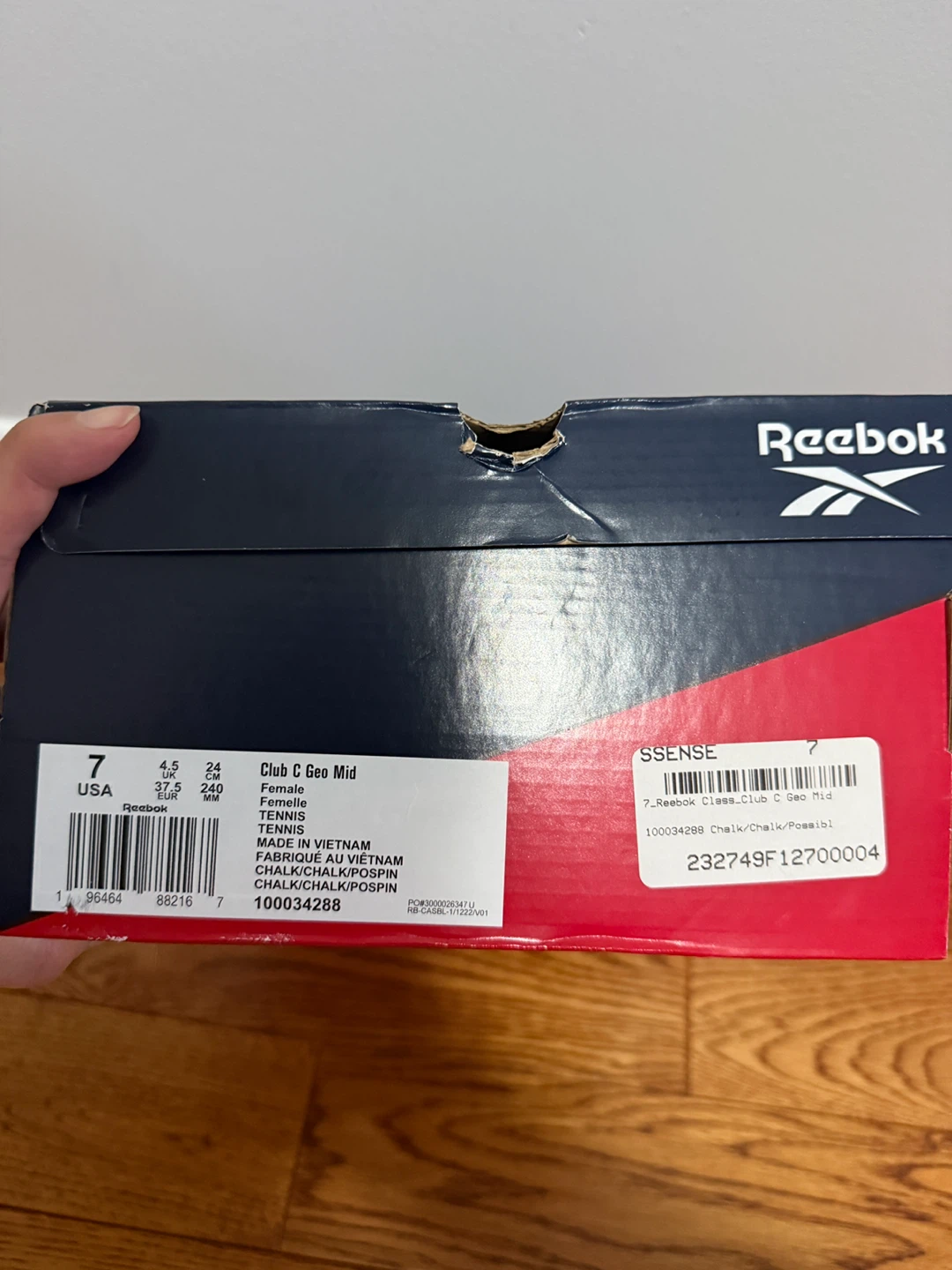 Reebok Sneakers - Chalk/Pink Women Size 7 - photo 2