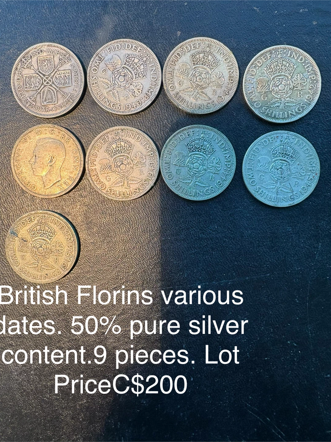 British Coins: Half Crowns, 3D, 1S, Florins - Various Dates - photo 3