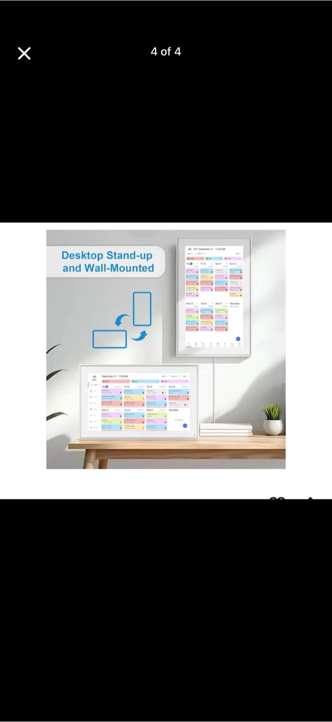 Digital Calendar 15.6 Inch Full HD Touchscreen Planner - photo 4