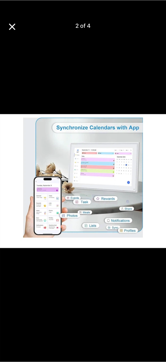 Digital Calendar 15.6 Inch Full HD Touchscreen Planner - photo 2