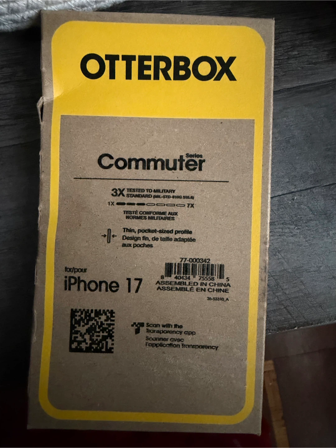 OtterBox Commuter Series Case for iPhone 17 - Black - photo 3