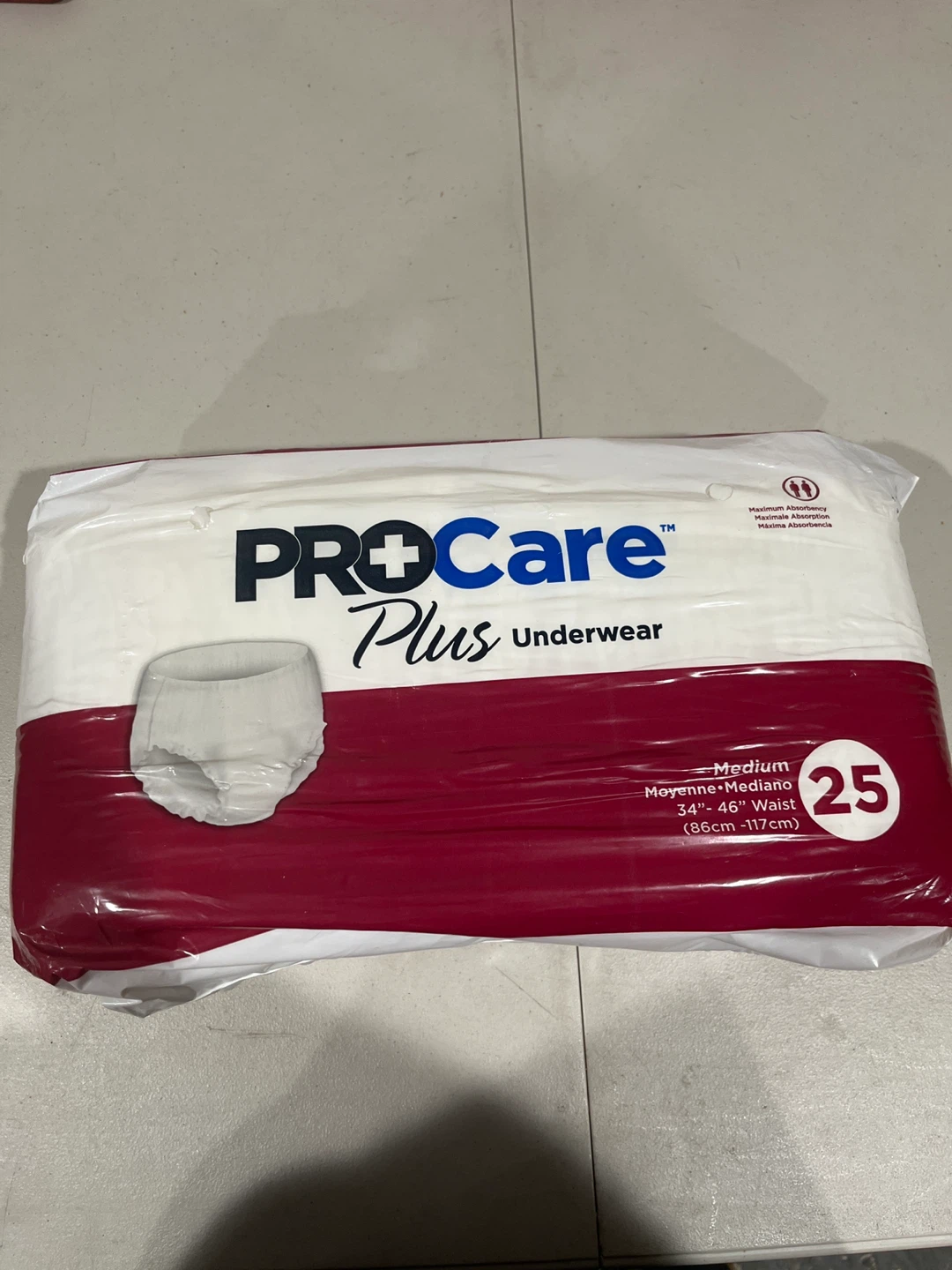 ProCare Plus Underwear Medium 25 Count