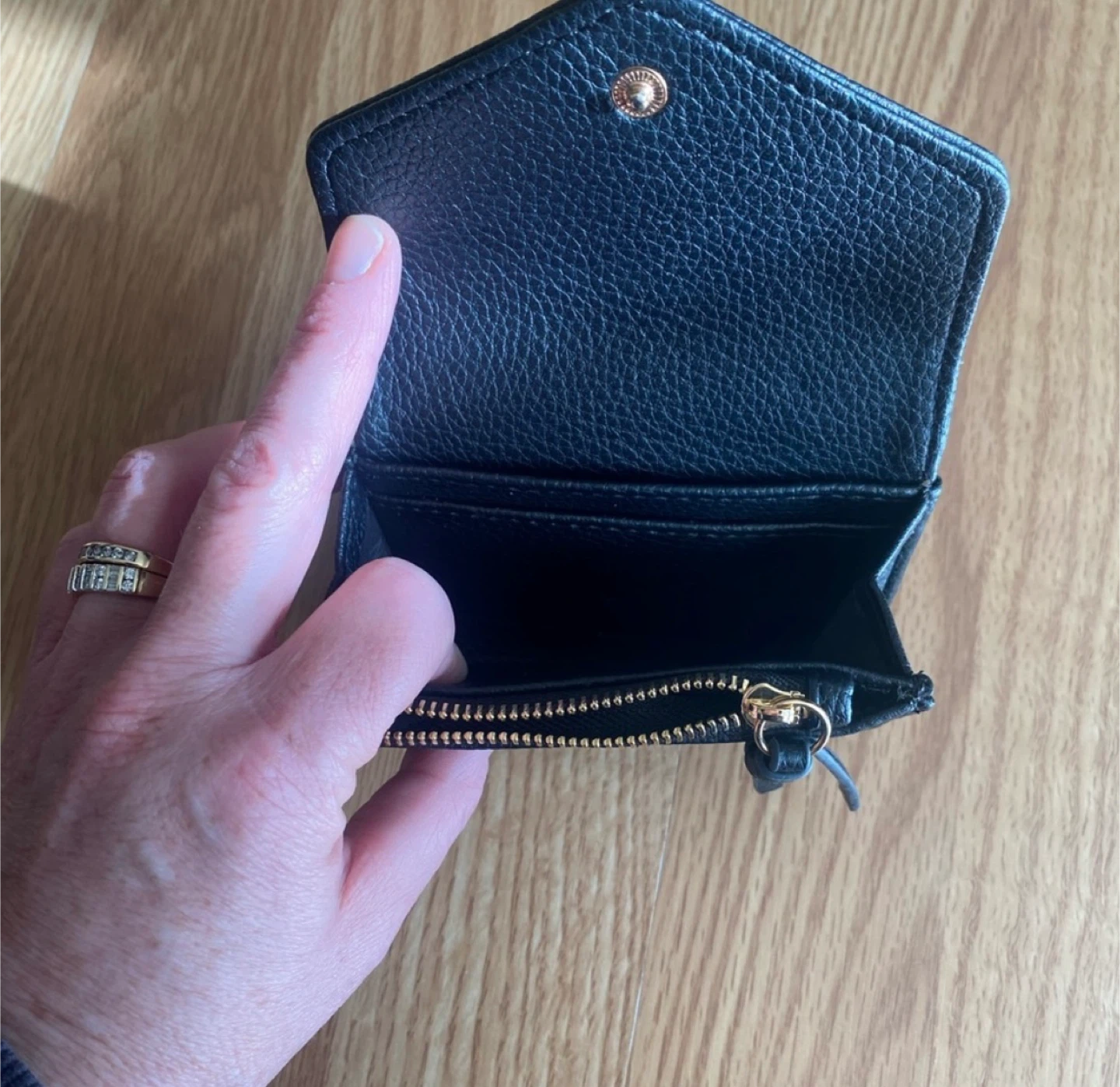 Steve Madden Black Faux Leather Wallet - photo 2