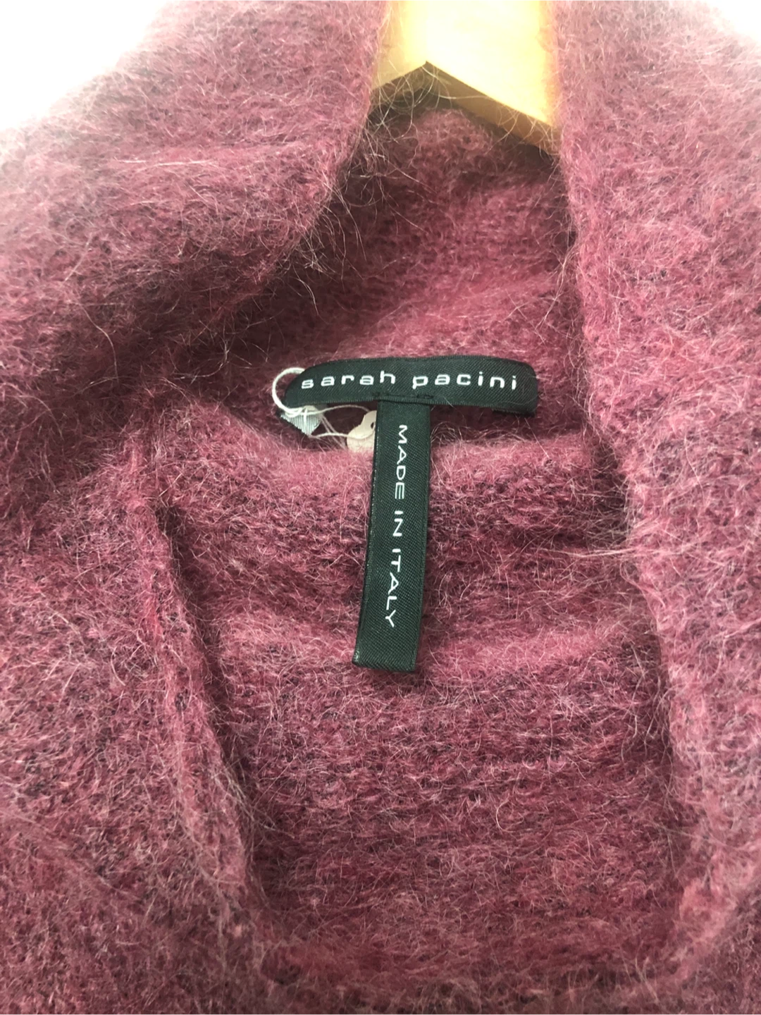 Sarah Pacini Mohair Wool Blend Turtleneck Sweater - One Size - photo 2